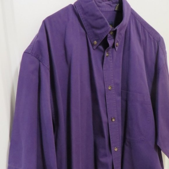 PURPLE Dress Shirt - Short Sleeve - Specialty Collection - Medium - Picture 4 of 9